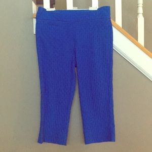 Margaret M Alvi Printed Capri pants - Size Small